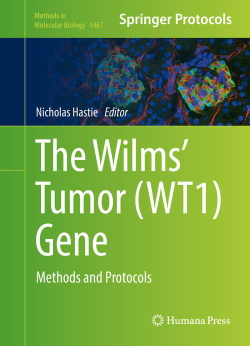 Book cover of The Wilms' Tumor (WT1) Gene