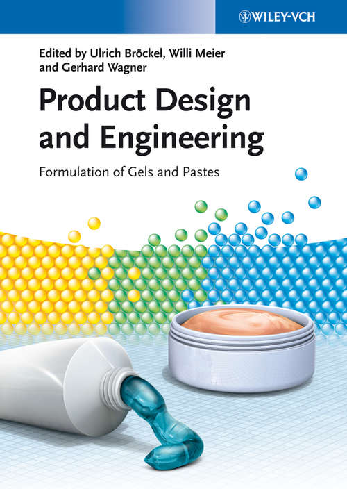 Book cover of Product Design and Engineering