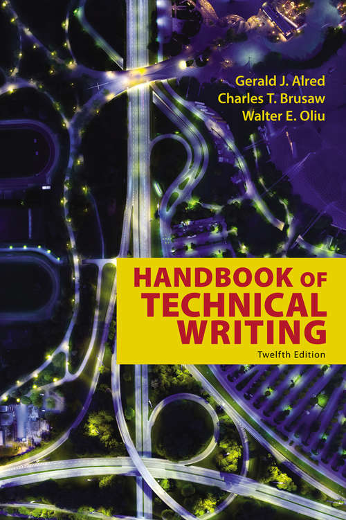 Book cover of Handbook of Technical Writing (Twelfth Edition)