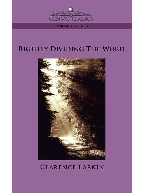 Book cover of Rightly Dividing the Word