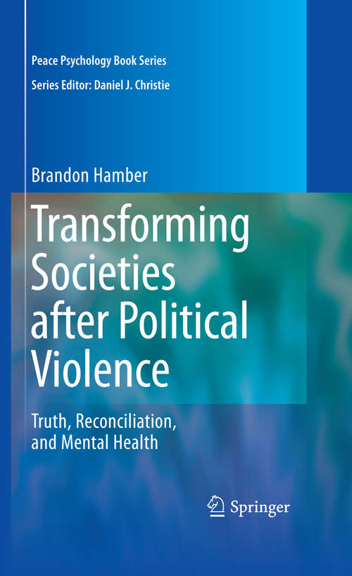 Book cover of Transforming Societies after Political Violence