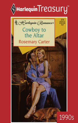 Book cover of Cowboy To The Altar