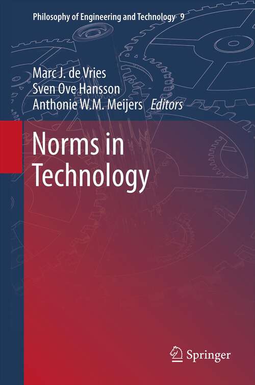 Book cover of Norms in Technology