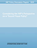 IMF Policy Discussion Paper (Imf Policy Discussion Papers #Policy Discussion Paper No. 02/08)