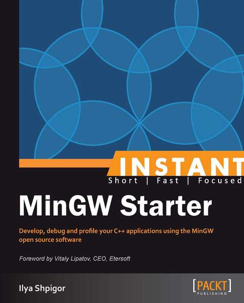 Book cover of Instant MinGW Starter