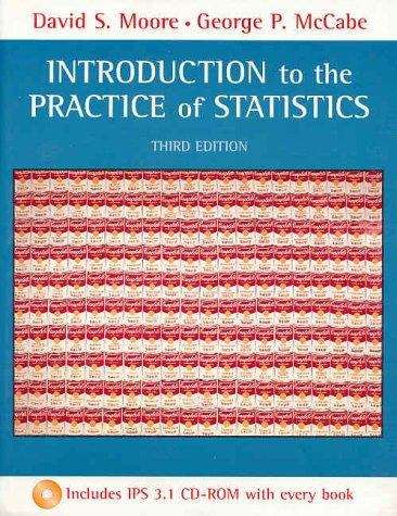 Introduction to the Practice of Statistics (3rd edition)