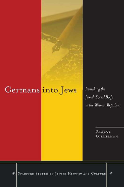 Book cover of Germans into Jews