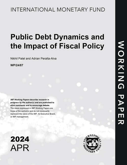 Book cover of Public Debt Dynamics and the Impact of Fiscal Policy
