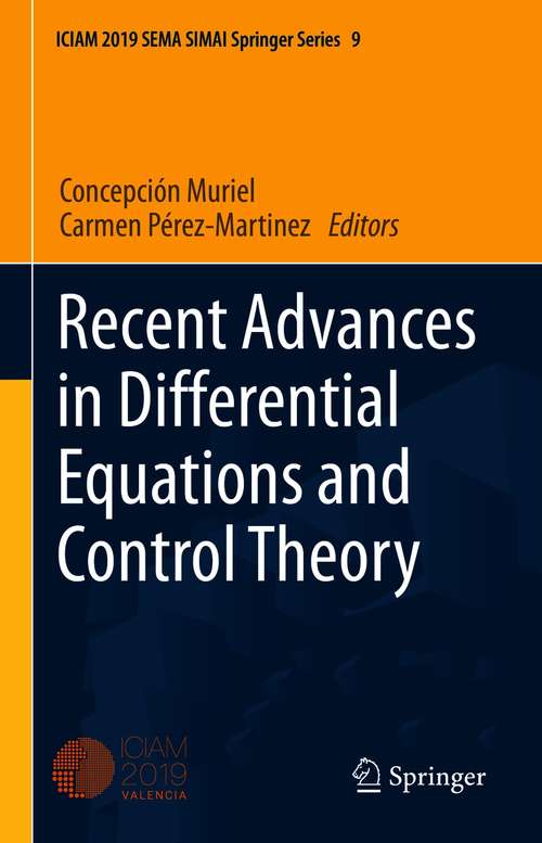 Recent Advances in Differential Equations and Control Theory (SEMA SIMAI Springer Series #9)
