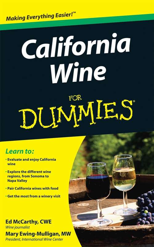 Book cover of California Wine For Dummies