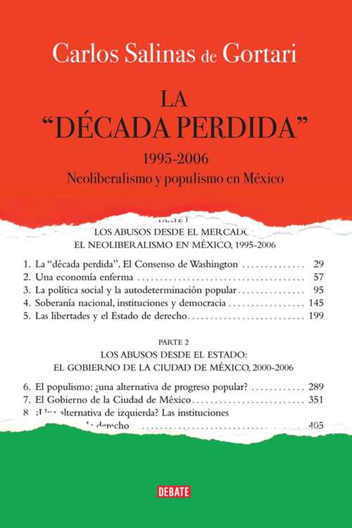 Book cover of La década perdida