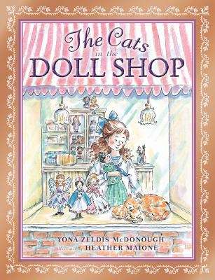 Book cover of The Cats in the Doll Shop
