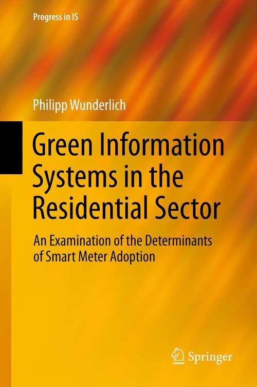 Book cover of Green Information Systems in the Residential Sector