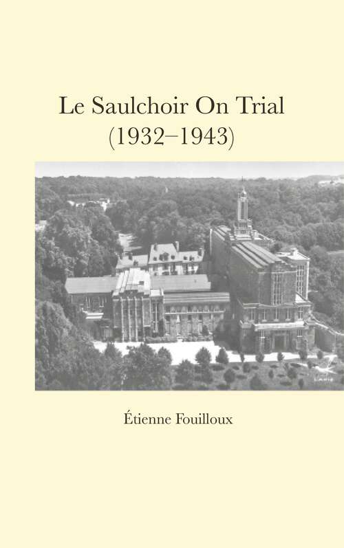 Book cover of Le Saulchoir On Trial