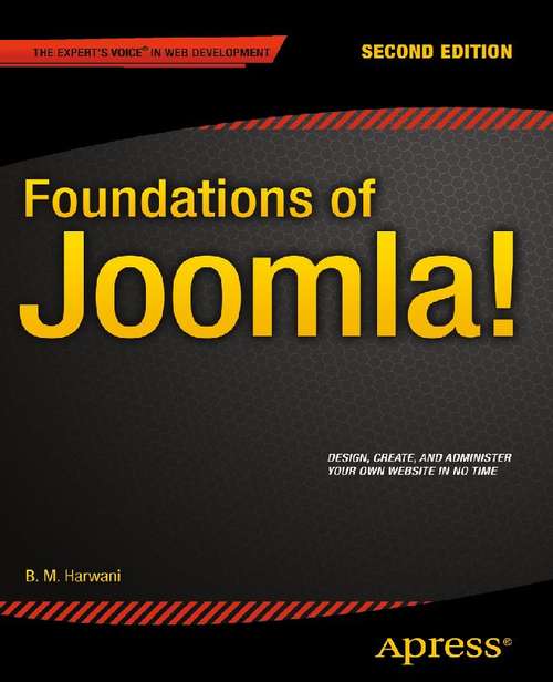 Book cover of Foundations of Joomla