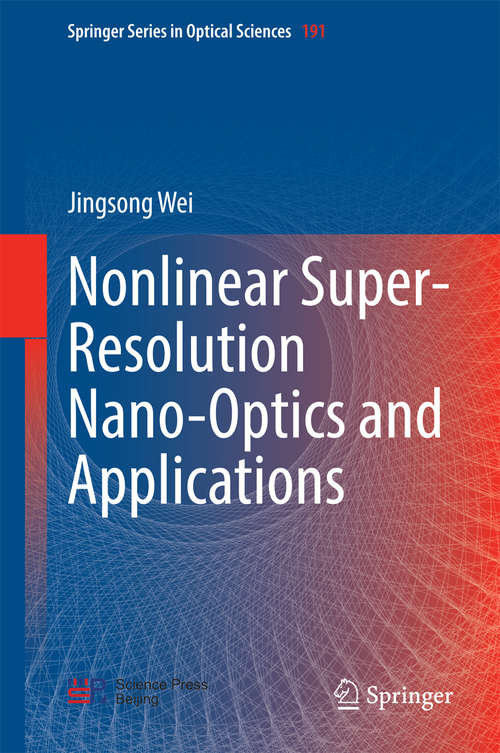 Book cover of Nonlinear Super-Resolution Nano-Optics and Applications