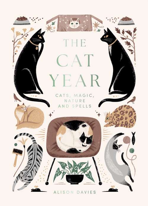 Book cover of The Cat Year: Cats, Magic, Nature and Spells