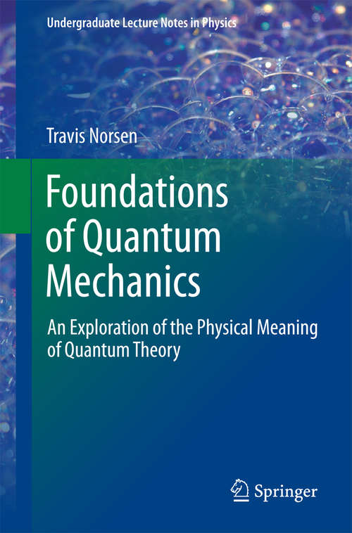 Book cover of Foundations of Quantum Mechanics