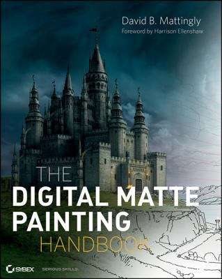 Book cover of The Digital Matte Painting Handbook