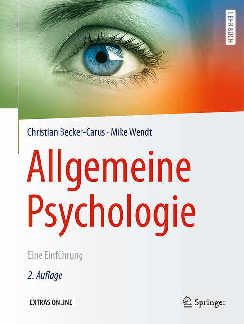 Book cover of Allgemeine Psychologie: Eine Einführung (Spektrum Lehrbuch Ser.)