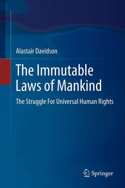 Book cover of The Immutable Laws of Mankind