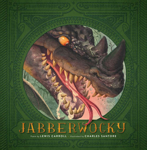 Book cover of Jabberwocky: A Nonsense Coloring Book (Visions In Poetry Ser. #1)