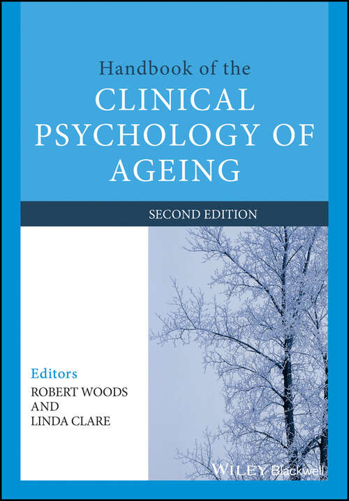 Book cover of Handbook of the Clinical Psychology of Ageing