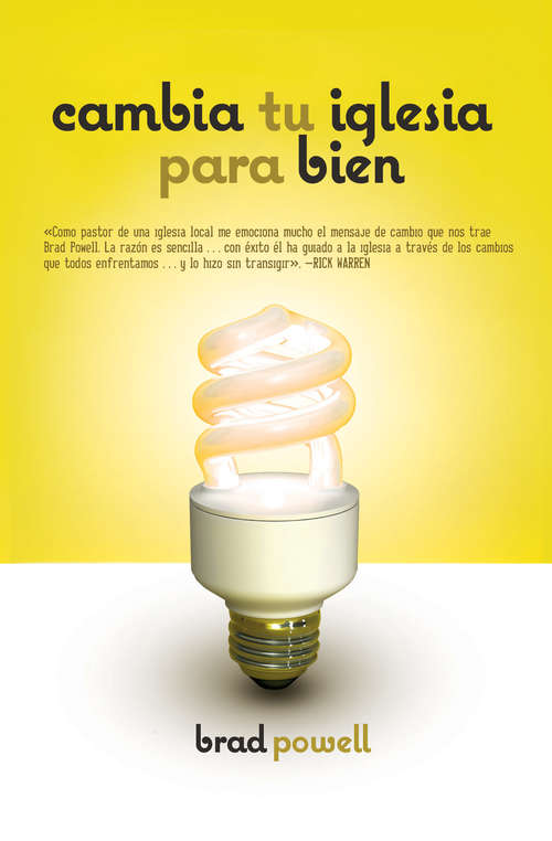 Book cover of Cambia tu iglesia para bien