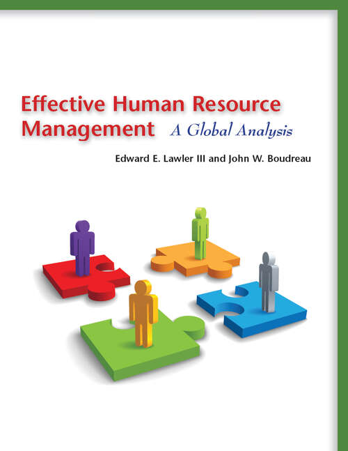 Book cover of Effective Human Resource Management: A Global Analysis