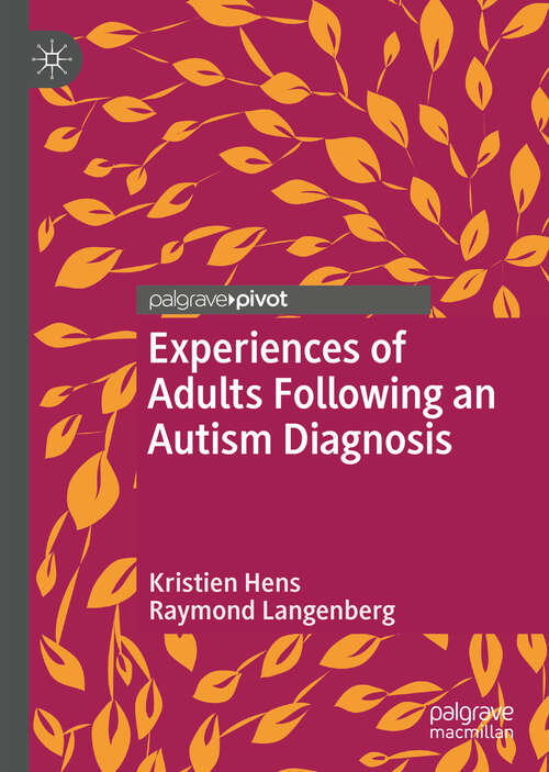 Book cover of Experiences of Adults Following an Autism Diagnosis