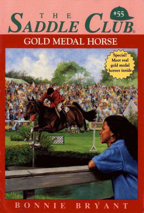 Book cover of Gold Medal Horse (Saddle Club #55)