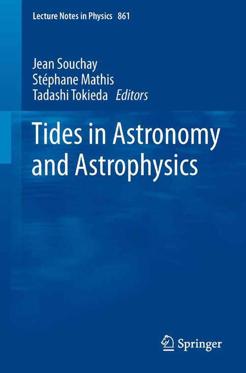 Book cover of Tides in Astronomy and Astrophysics