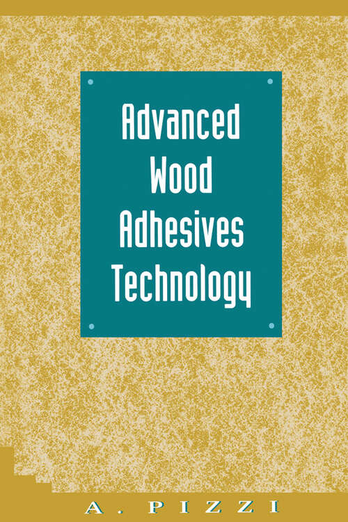 Book cover of Advanced Wood Adhesives Technology