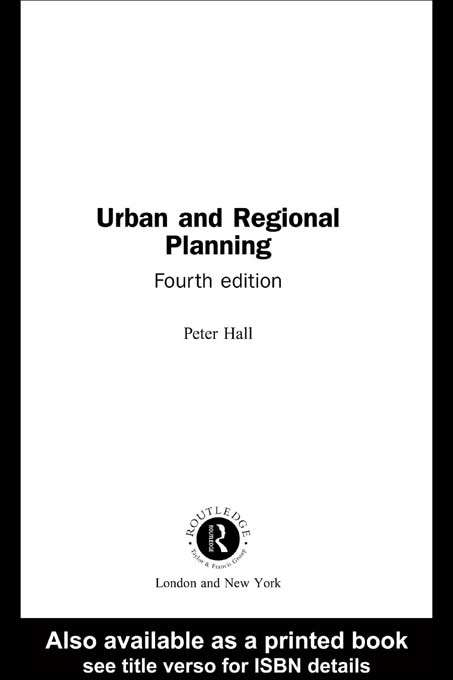 Urban and Regional Planning