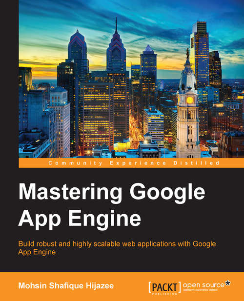 Book cover of Mastering Google App Engine