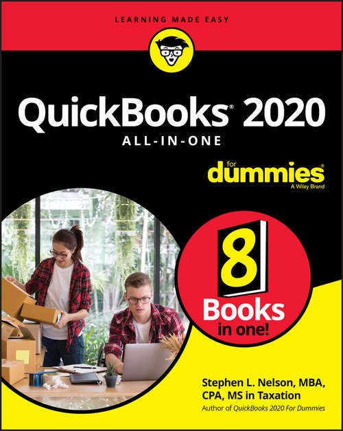 Book cover of QuickBooks 2020 All-In-One For Dummies