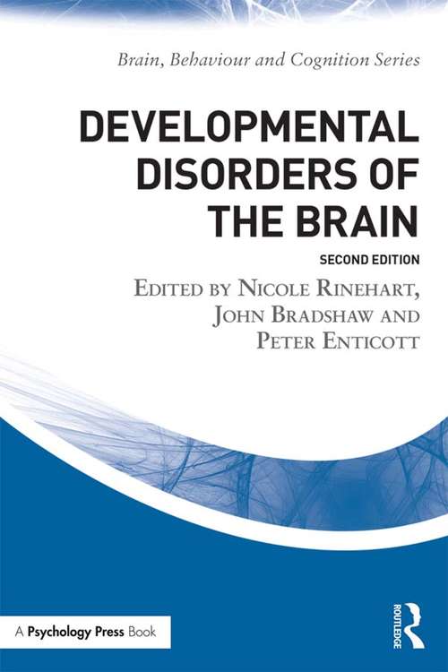 Book cover of Developmental Disorders of the Brain