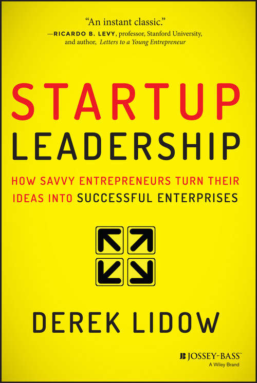 Book cover of Startup Leadership
