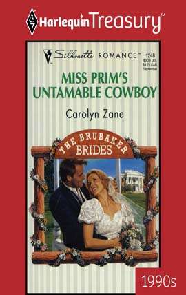 Book cover of Miss Prim's Untamable Cowboy