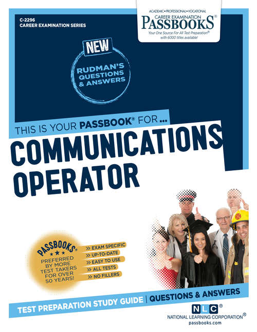 Book cover of Communications Operator: Passbooks Study Guide (Career Examination Series)