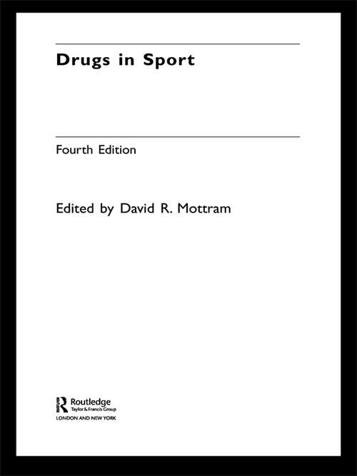 Book cover of Drugs in Sport (4th Edition)