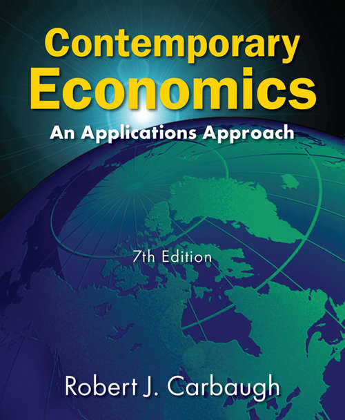 Book cover of Contemporary Economics: An Applications Approach