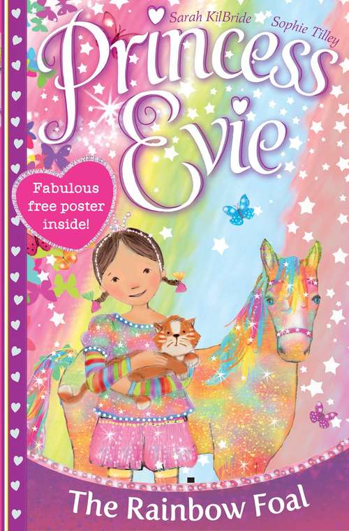 Book cover of Princess Evie: The Rainbow Foal