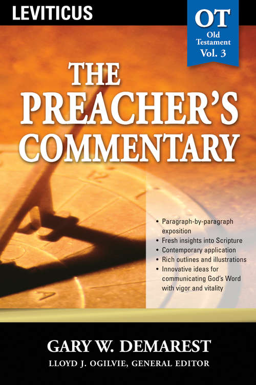 Book cover of Leviticus (The Preacher's Commentary)