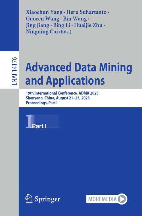 Cover image of Advanced Data Mining and Applications