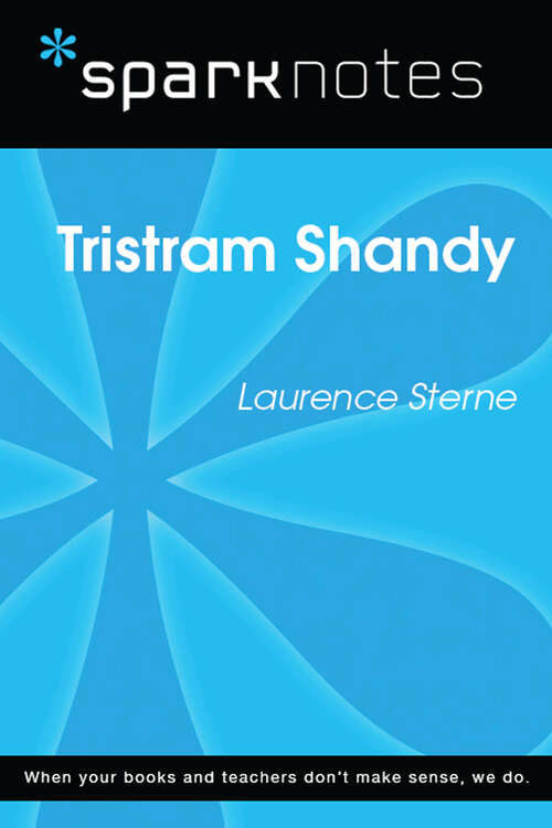 Book cover of Tristram Shandy (SparkNotes Literature Guide Series)