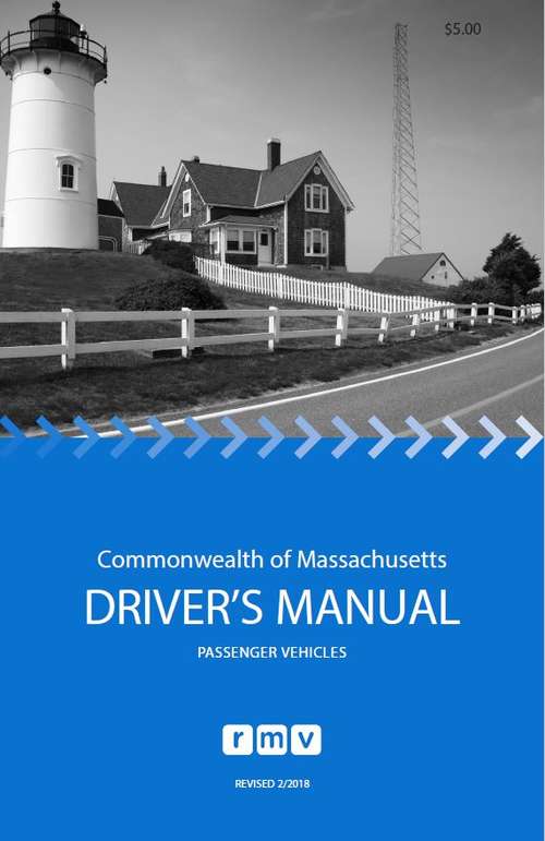 Book cover of Commonwealth of Massachusetts Driver's Manual: Passenger Vehicles