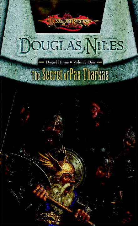 Book cover of The Secret of Pax Tharkas (Dragonlance: Dwarf Home #1)