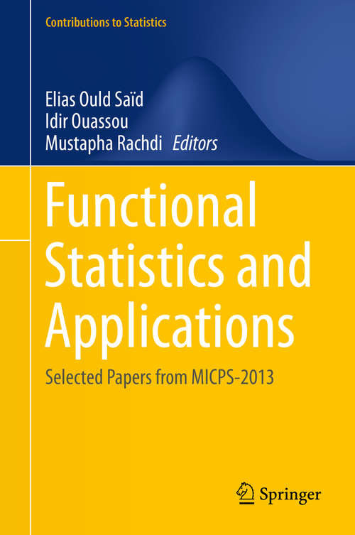 Book cover of Functional Statistics and Applications