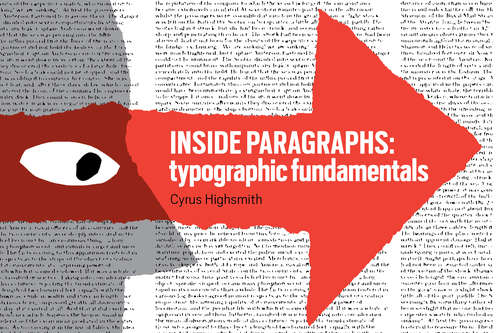 Book cover of Inside Paragraphs: Typographic Fundamentals